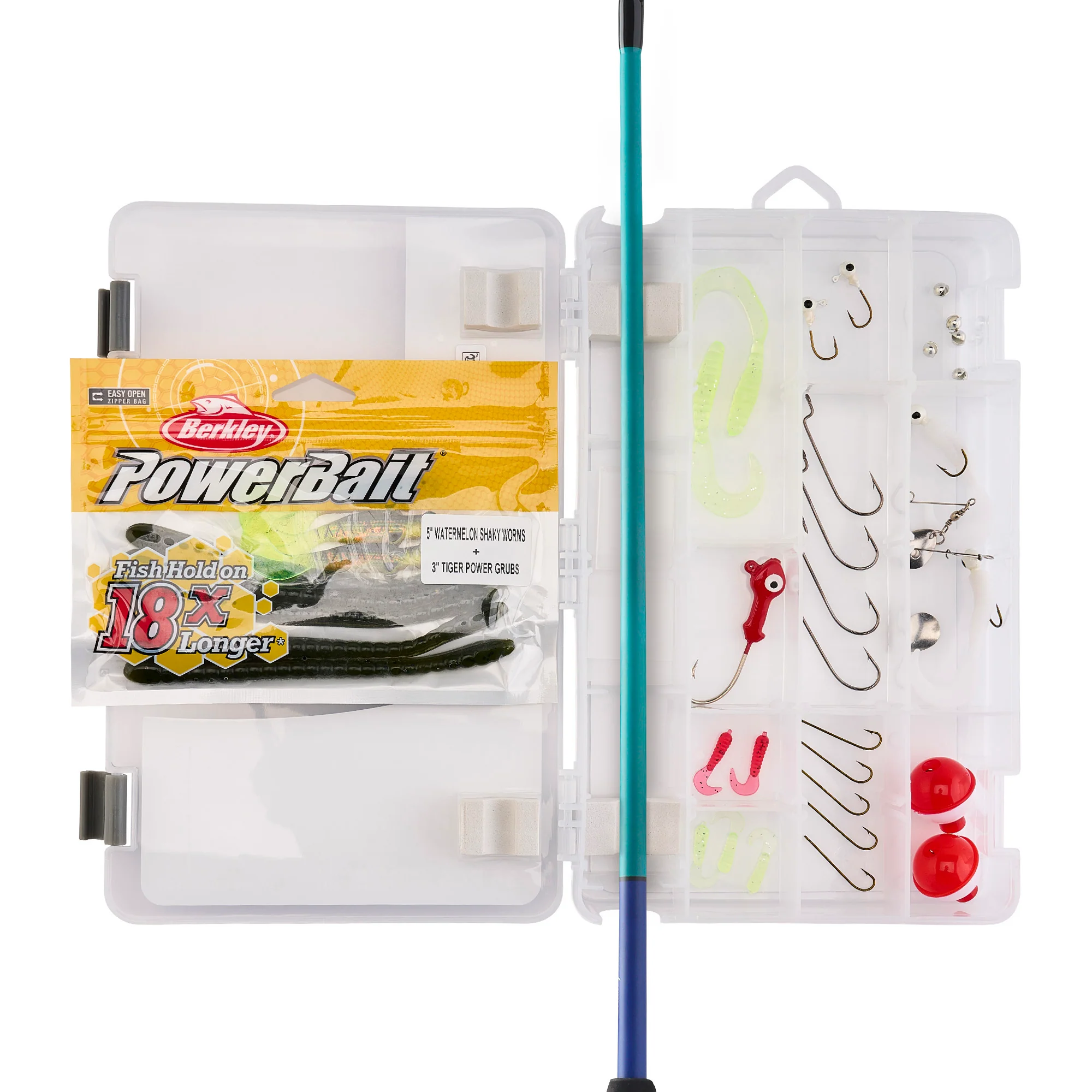 Catch More Fish® Lake Pond Spincast Kit (Green) - Image 2
