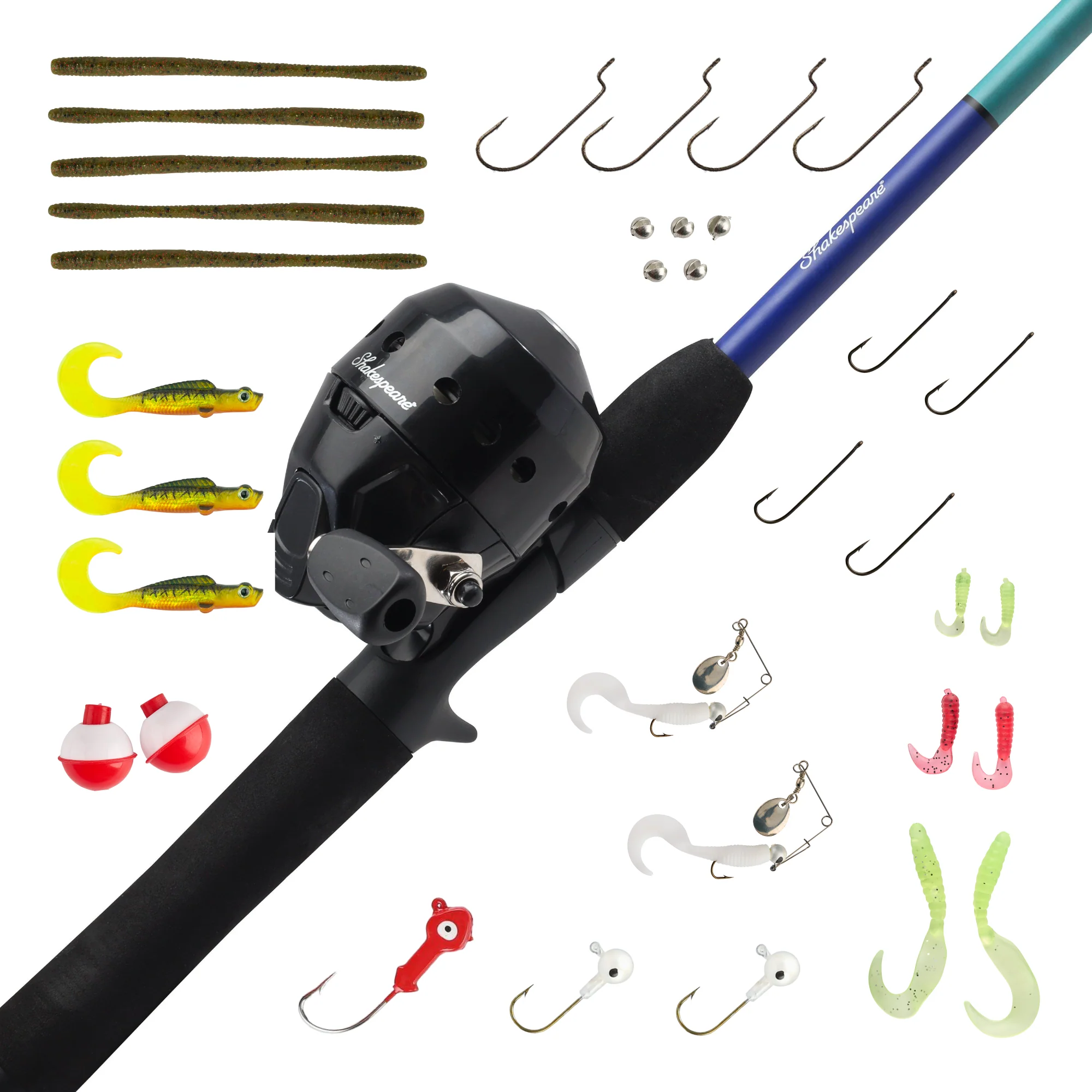 Catch More Fish® Lake Pond Spincast Kit (Green) - Image 5