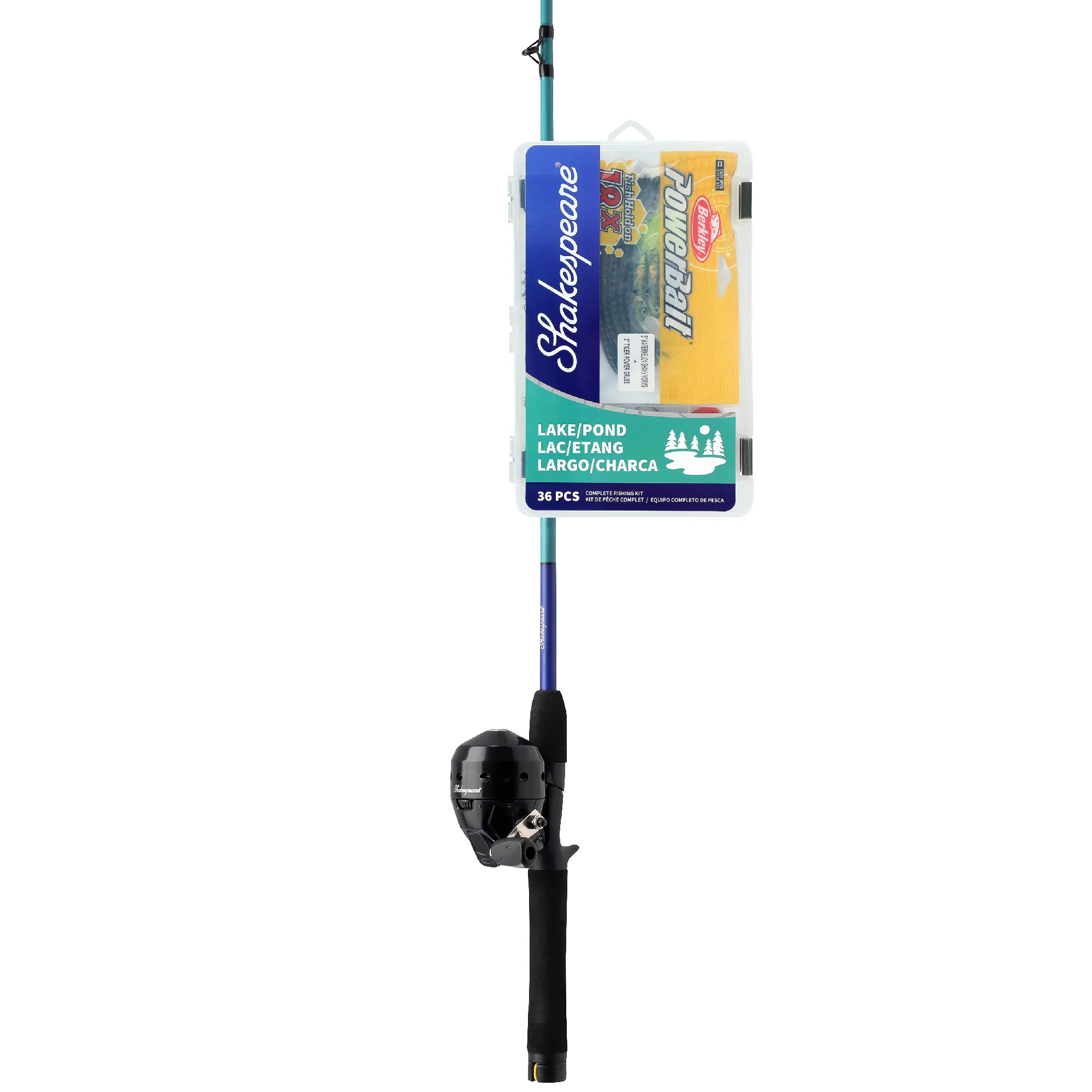 Catch More Fish® Lake Pond Spincast Kit (Green) - Image 6