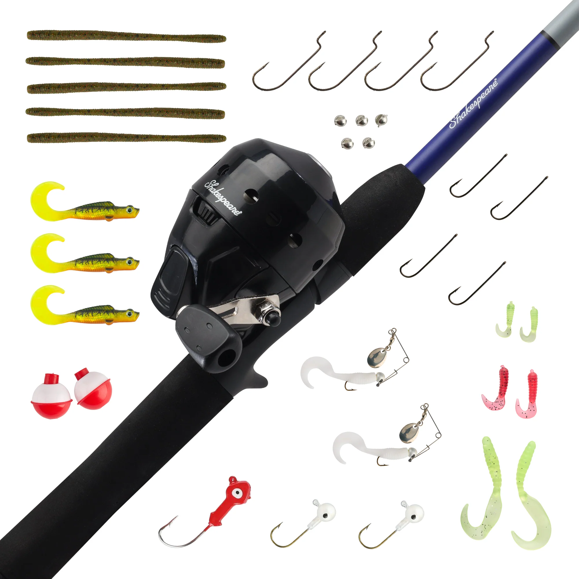 Catch More Fish® Lake Pond Spincast Kit (Grey) - Image 5