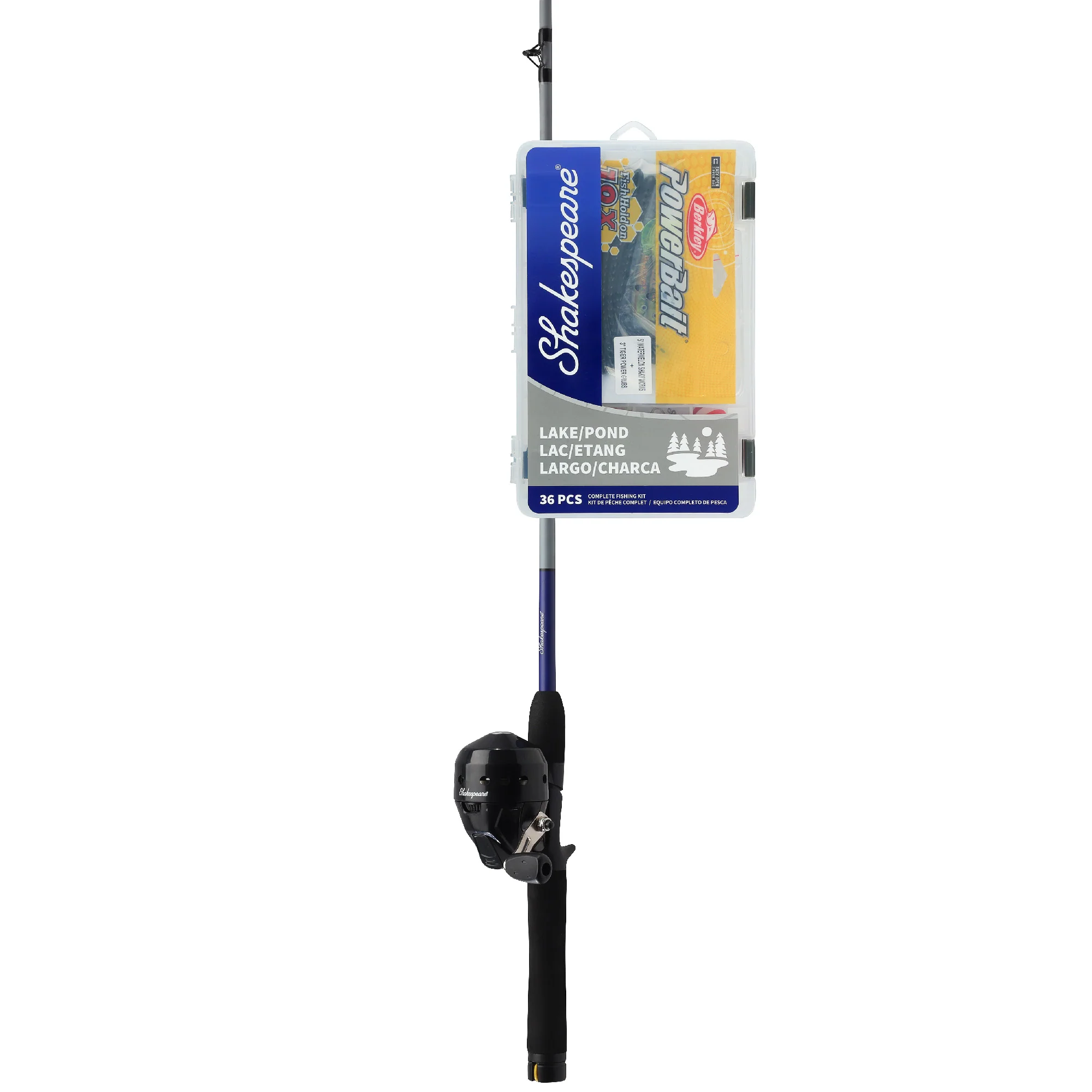 Catch More Fish® Lake Pond Spincast Kit (Grey) - Image 6
