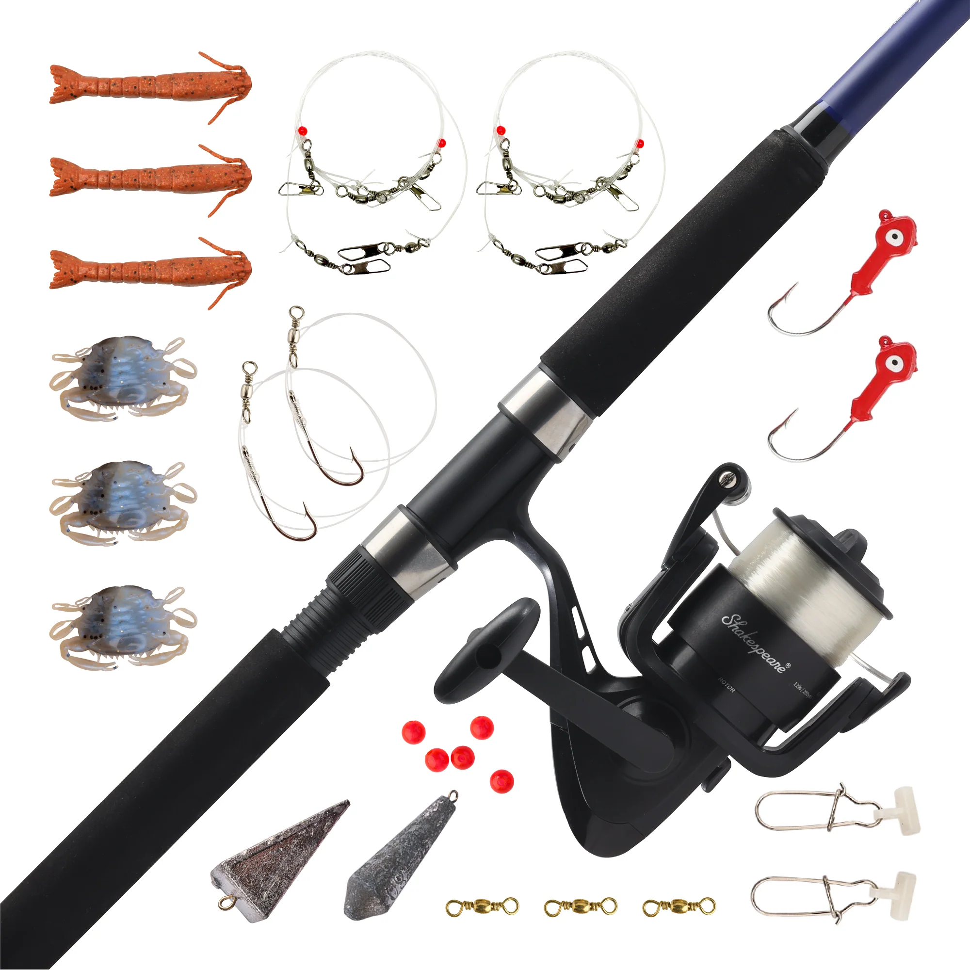 Catch More Fish® Surf Pier 8 Ft Spinning Kit - Image 5